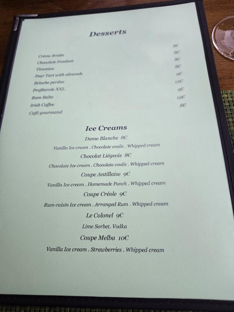 Auberge de la Mignardière - Menu Image 3